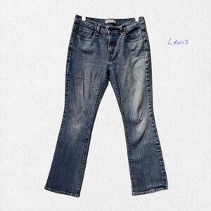 Levi’s Women's 515 Bootcut Flap Pocket Mid Rise Denim Jeans   Sz 8 S/C